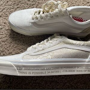 Vans Old Skool 36 DX Kids Of Immigrants Anything Is Possible Sneakers Size 8
